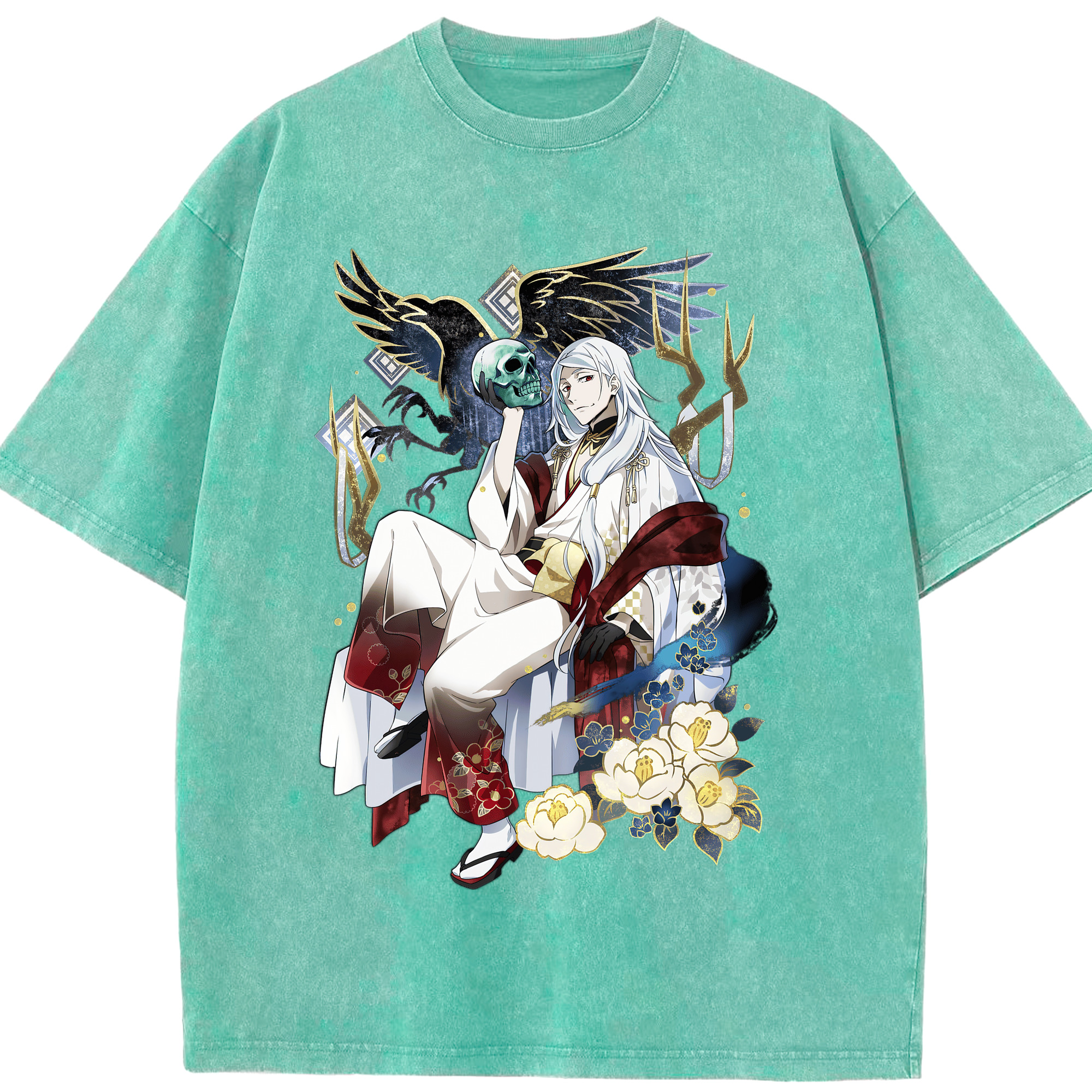 （画像用） 文豪ストレイドッグス Bungo Stray Dogs 綿100% ヴィンテージ風 半袖Tシャツ（フロントプリント）
